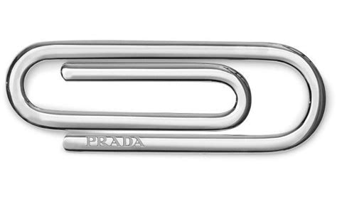 prada paper clip cufflink|prada sells clips.